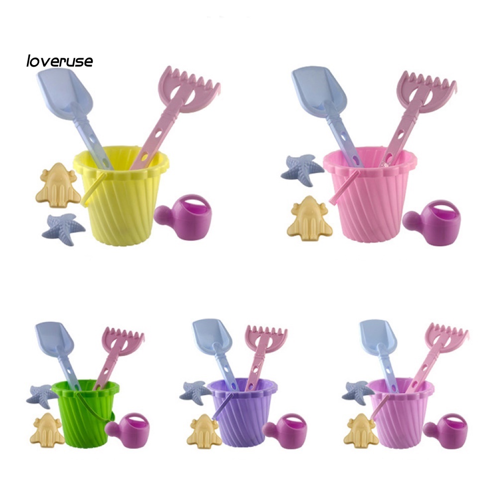 Bộ 6 Dụng Cụ Chơi Cát Bãi Biển Vui Nhộn Cho Bé