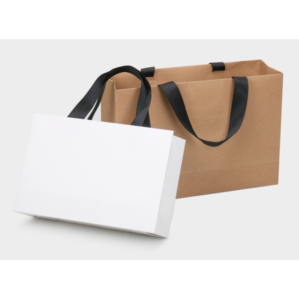 Túi giấy quai vải dán ẩn