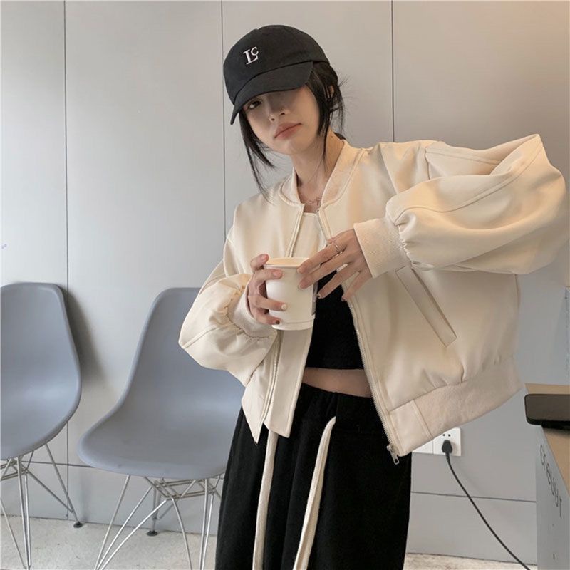 cardigan bigsize cardigan nam áo cánh chim  áo khoác gió có mũ áo khoác local brand Áo khoác nữ Áo Khoác Bóng Chày Tay Dài Dáng Rộng Ngắn Phong Cách Hàn Quốc Thời Trang Mới 2022 Phong Cách Ngọt Ngào Dễ Phối Đồ a 'c local brand a' o pho 'o ng fro