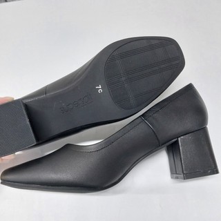 [Có sẵn] [Rẻ vô địch] [Giá hủy diệt] [Ảnh thật] Giày SUPERSOFT gót trụ, mũi vuông 5cm