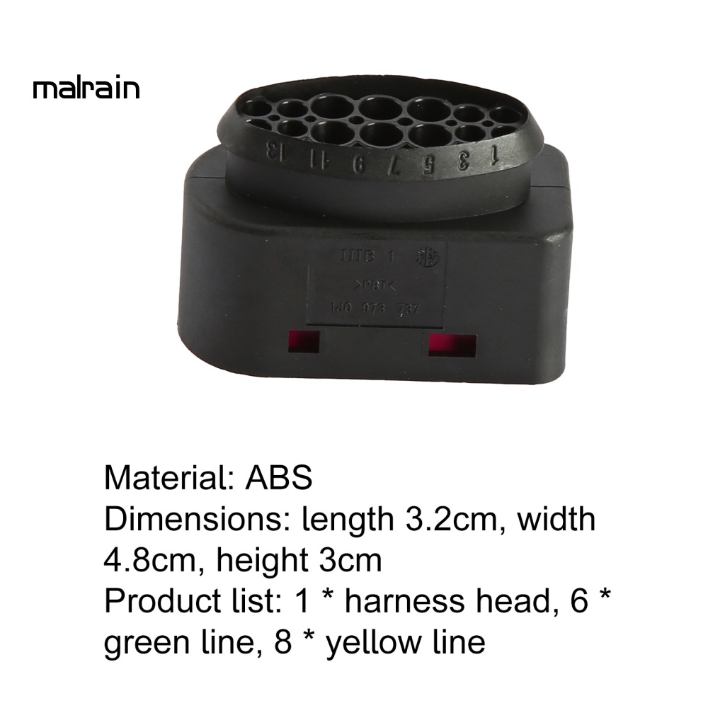 Dây Cáp Nối Đèn Pha Chuyển Đổi Đuôi Heo Ổn Định 68305265Phụ Kiện Chuyên Dụng Dành Cho Dodge Ram 1500 2500 2013-2018