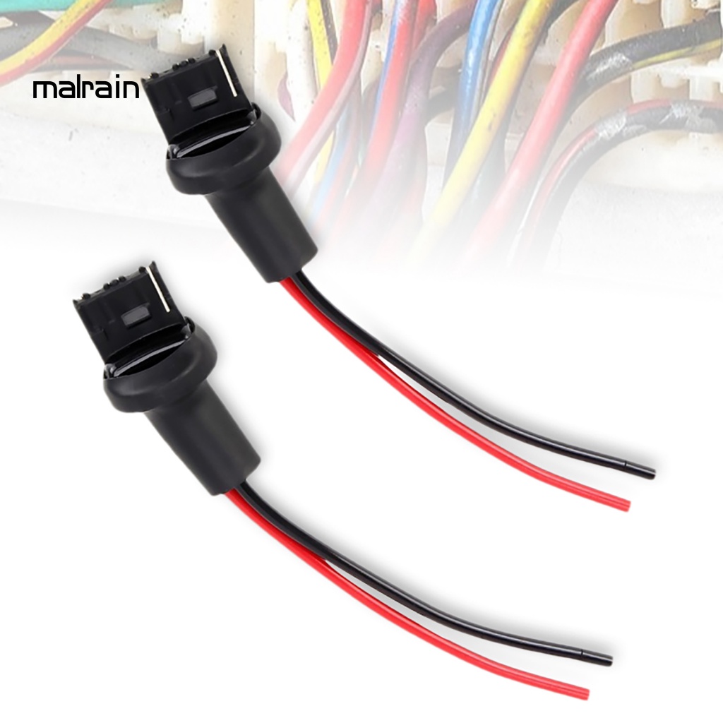 1 Cặp Dây Cáp Nối Đèn Pha Bằng Nhựa Chịu Nhiệt Đa Năng 7440 T20