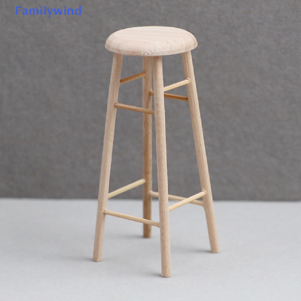 Mô Hình Ghế Đẩu Cao Tỉ Lệ 1: 12 Trang Trí Nhà Búp Bê