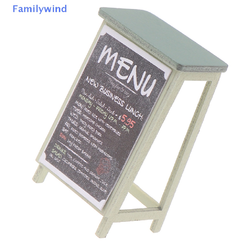 Bảng Trang Trí Nhà Búp Bê Phong Cách Vintage 1: 12