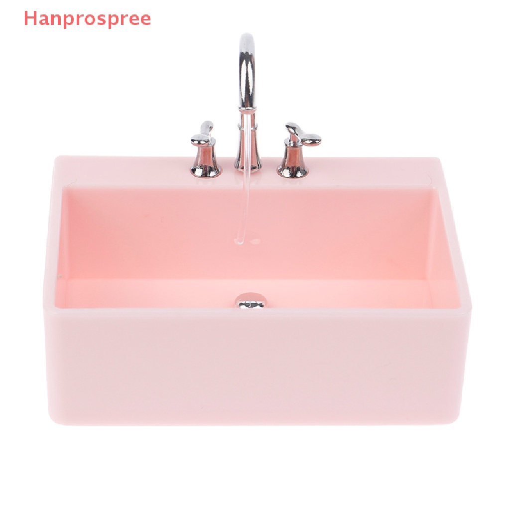 Hanprospree > Mô Hình Bồn Rửa Chén / Đồ Nội Thất mini Tỉ Lệ 1: 6 Trang Trí Nhà Búp Bê