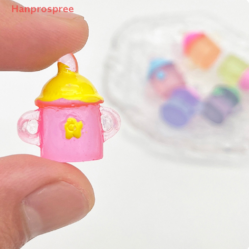 Mô Hình Bình Sữa Em Bé mini Màu Dạ Quang Trang Trí Nhà Búp Bê