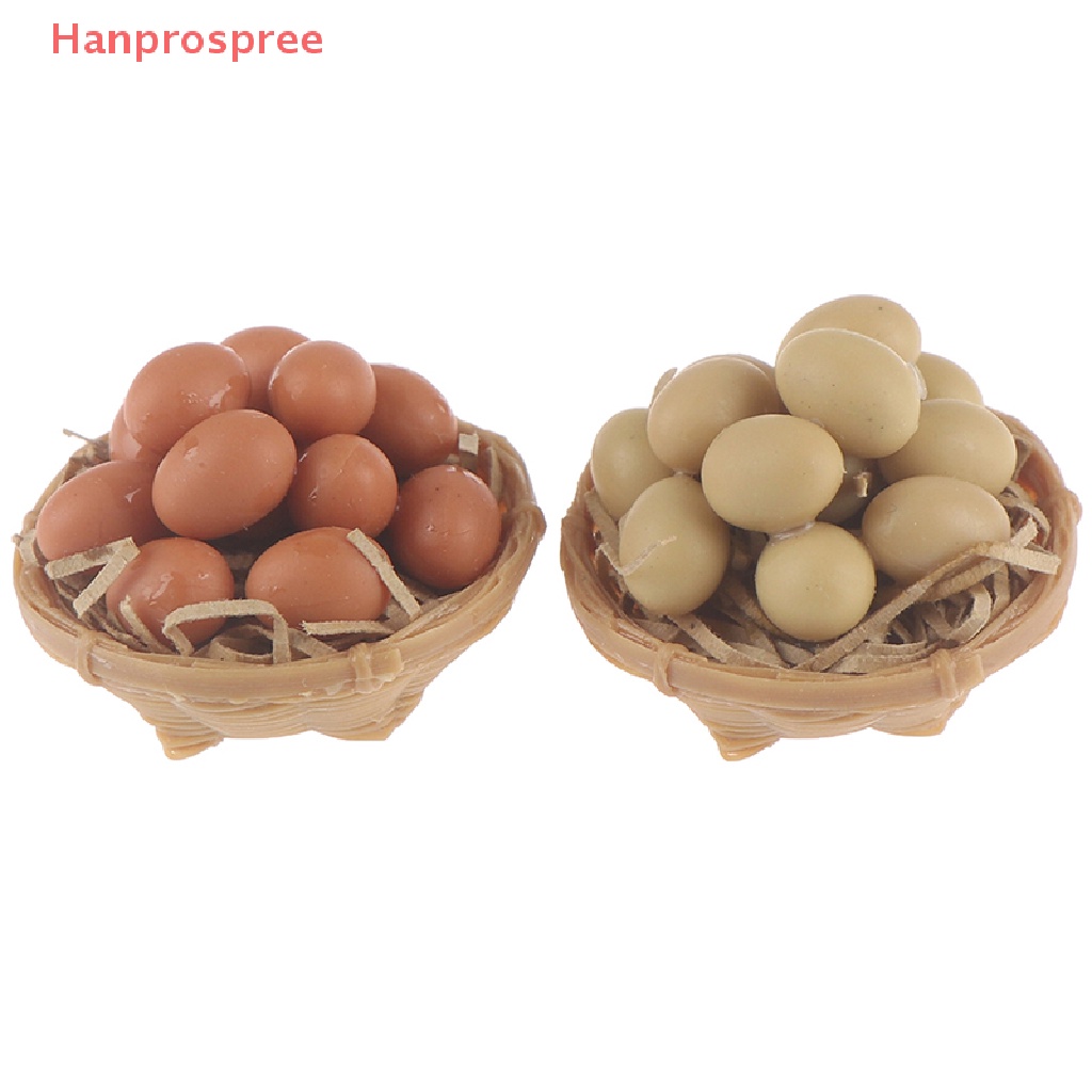 Giỏ Đựng Trứng Mini Tỉ Lệ 1: 12 Trang Trí Nhà Búp Bê