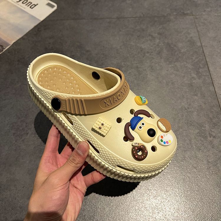 Dép cross Sandal Đế Bánh Mì Đi Biển Ngoài Trời Dành Cho Nữ dép quai hậu cute