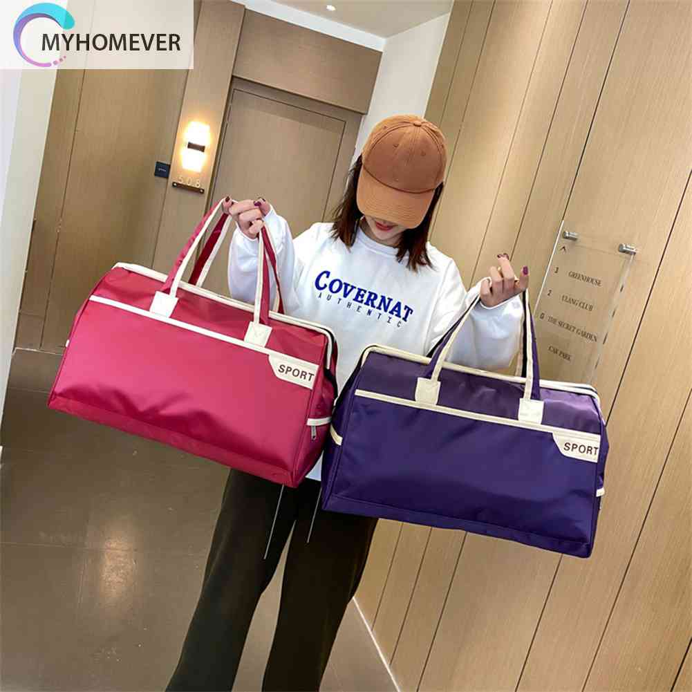 Túi Đựng Đồ Tập Thể Thao Bằng Vải Oxford Sức Chứa Lớn Có Khóa Kéo Dành Cho Nam Nữ