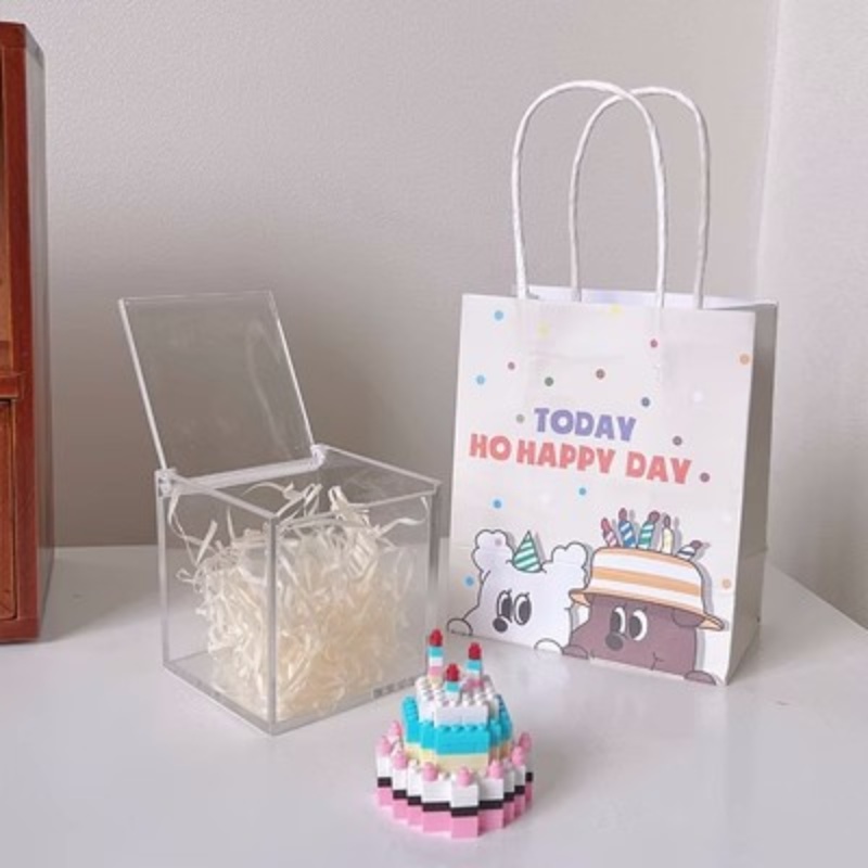 Đồ Chơi Khối Xếp Hình Bánh Kem Sinh Nhật Cỡ Nhỏ Độc Đáo