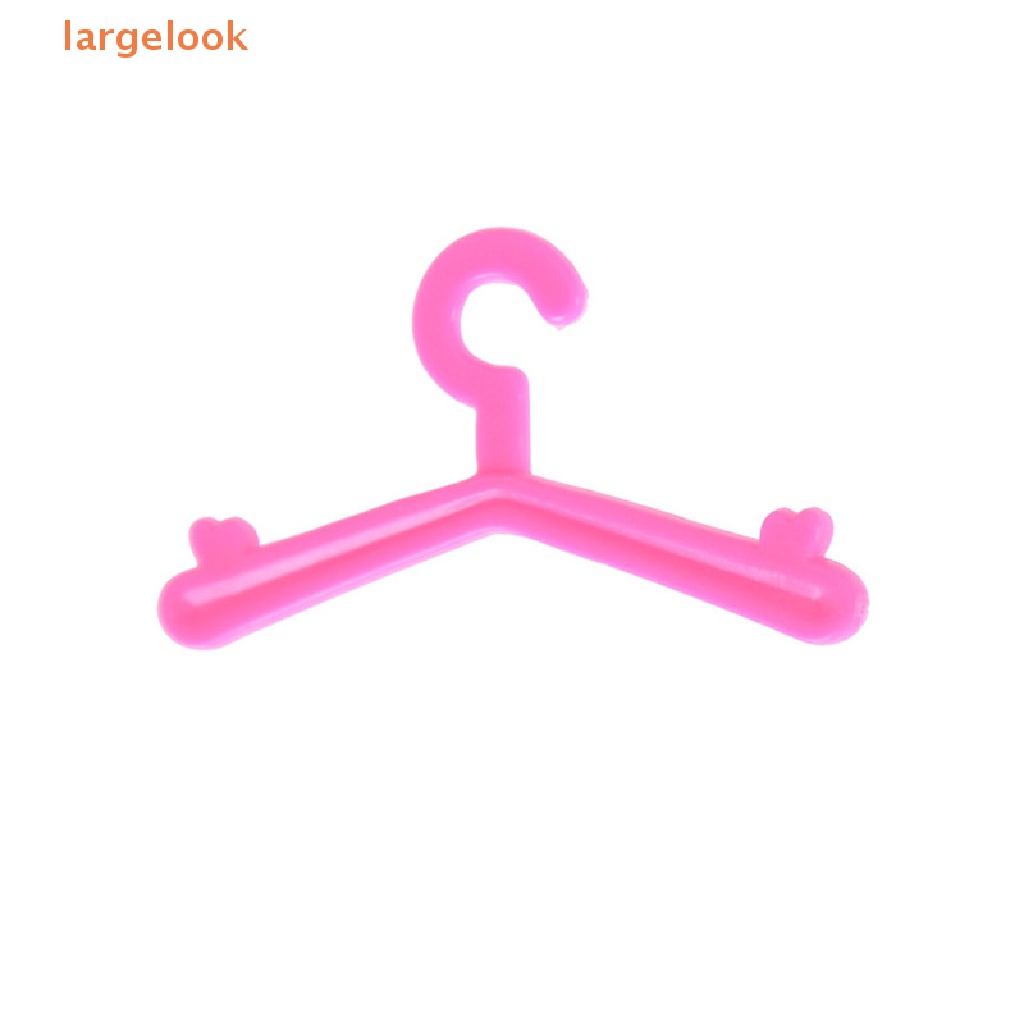 Set 20 Móc Treo Quần Áo Màu Hồng Dành Cho Búp Bê Barbie