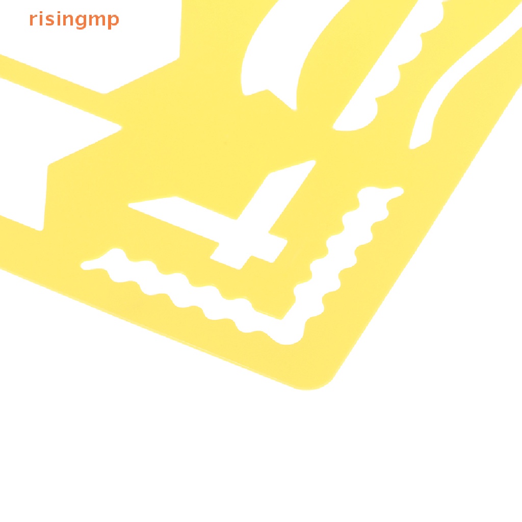 Set 20 Khuôn Vẽ DIY Bằng Nhựa Dành Cho Trẻ Em