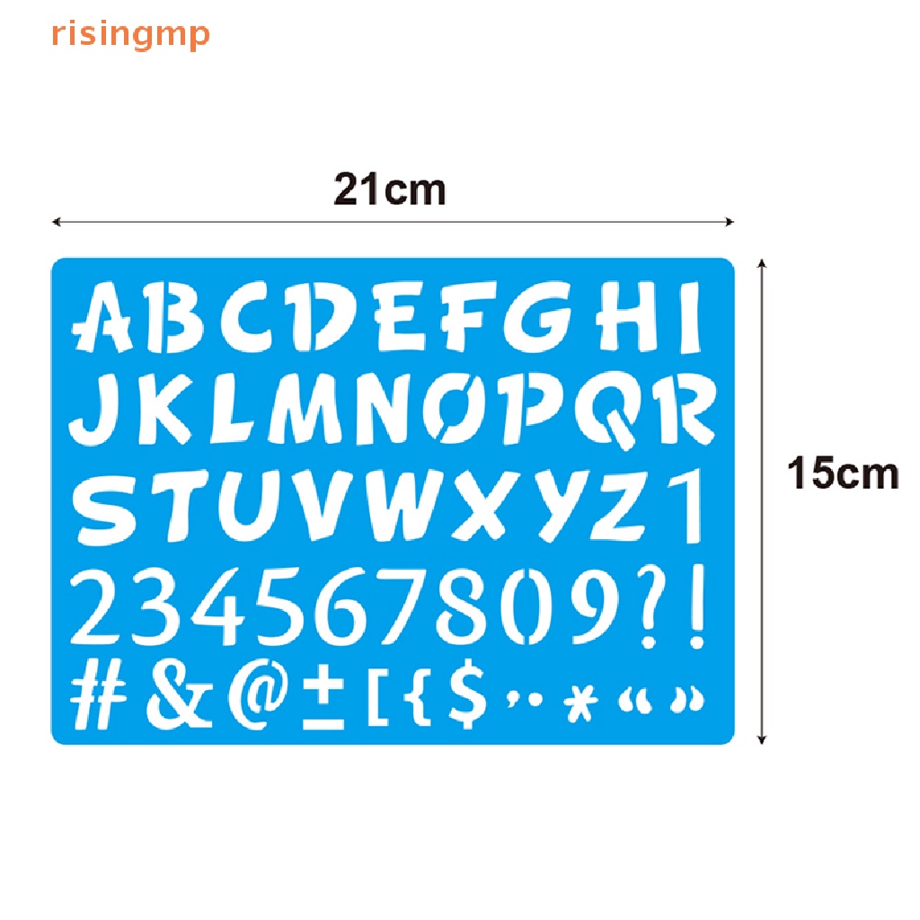 Set 20 Khuôn Vẽ DIY Bằng Nhựa Dành Cho Trẻ Em