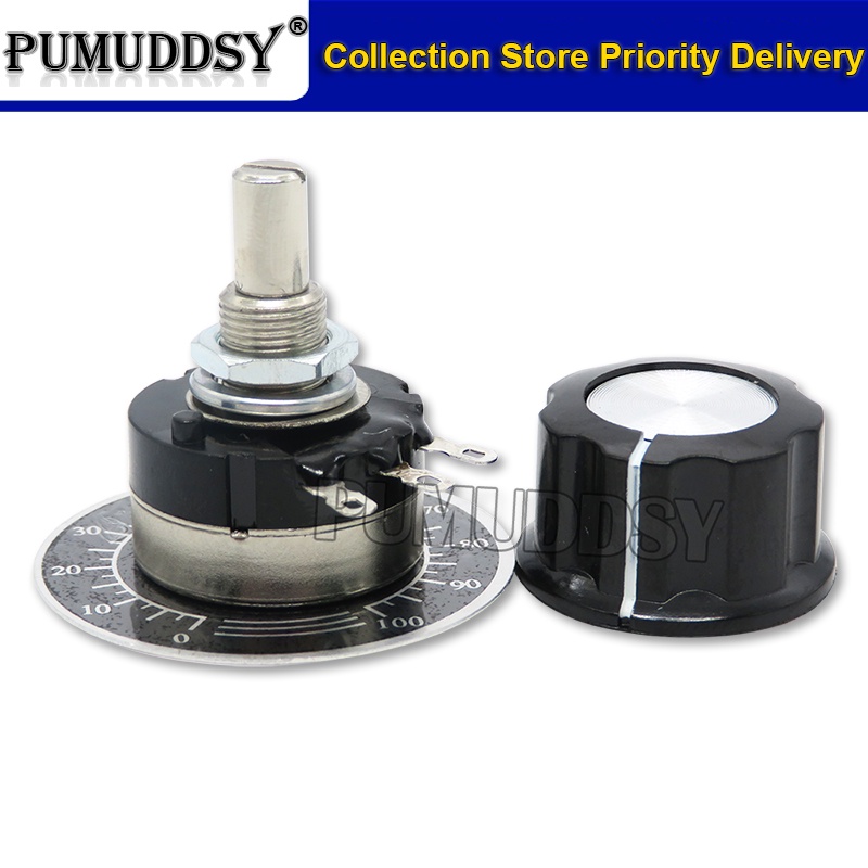 1 Bộ  Chiết Áp RV24YN20S 1K 2K 5K 10K 50K 100K 500K Ohm Kèm Núm Vặn A03