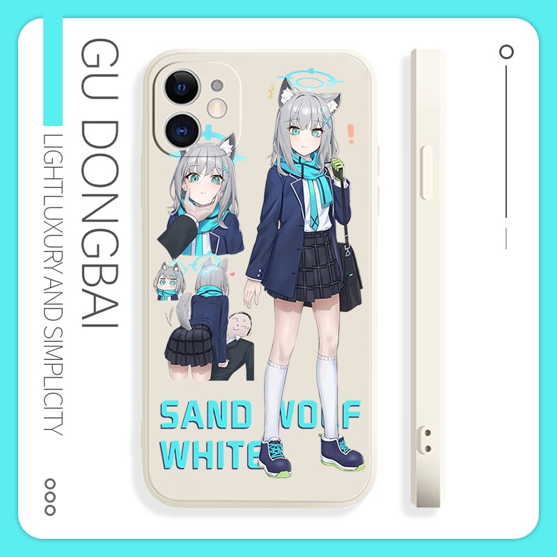 Blue Archive Creative personality Sunaōkami Shiroko Two-Dimensional phone case x compatible with iPhone 13 Apple 14pro