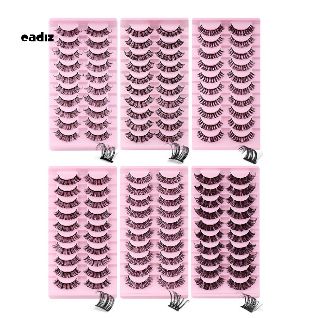 Hộp 10 Cặp Lông Mi Giả Tiện Lợi Dành Cho Nữ