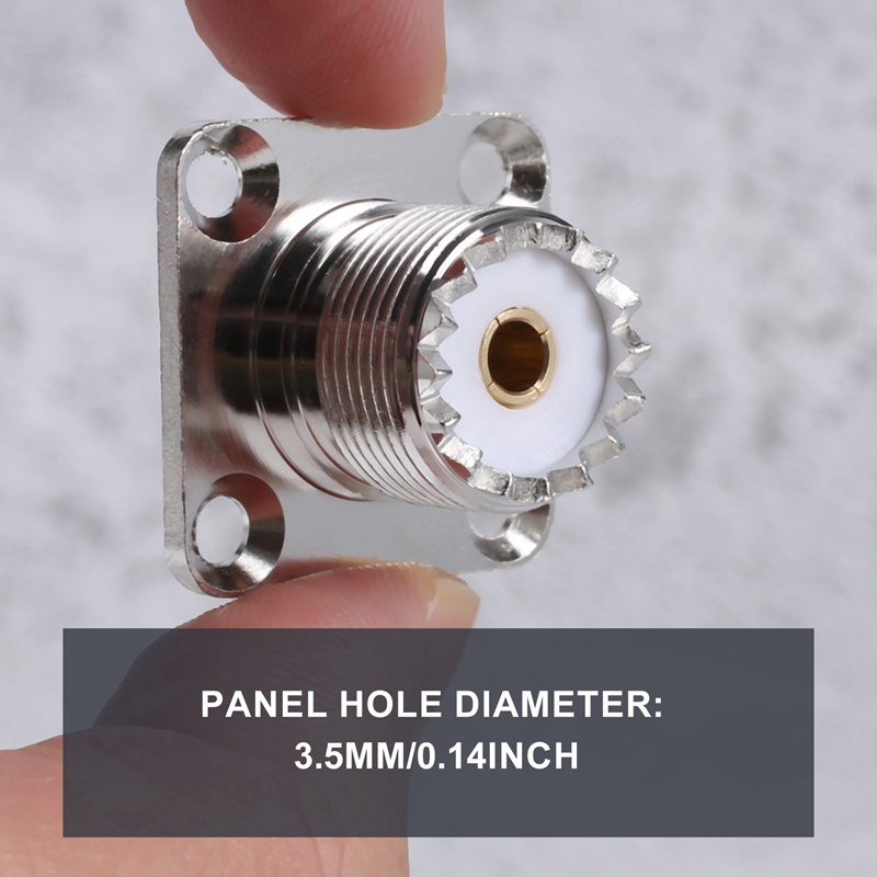 Đầu Nối Dây Cáp RF UHF Female SO239