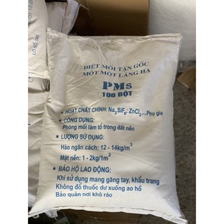 Bột chống mối dùng cho công trình, nhà cửa PMS 100 - 20kg