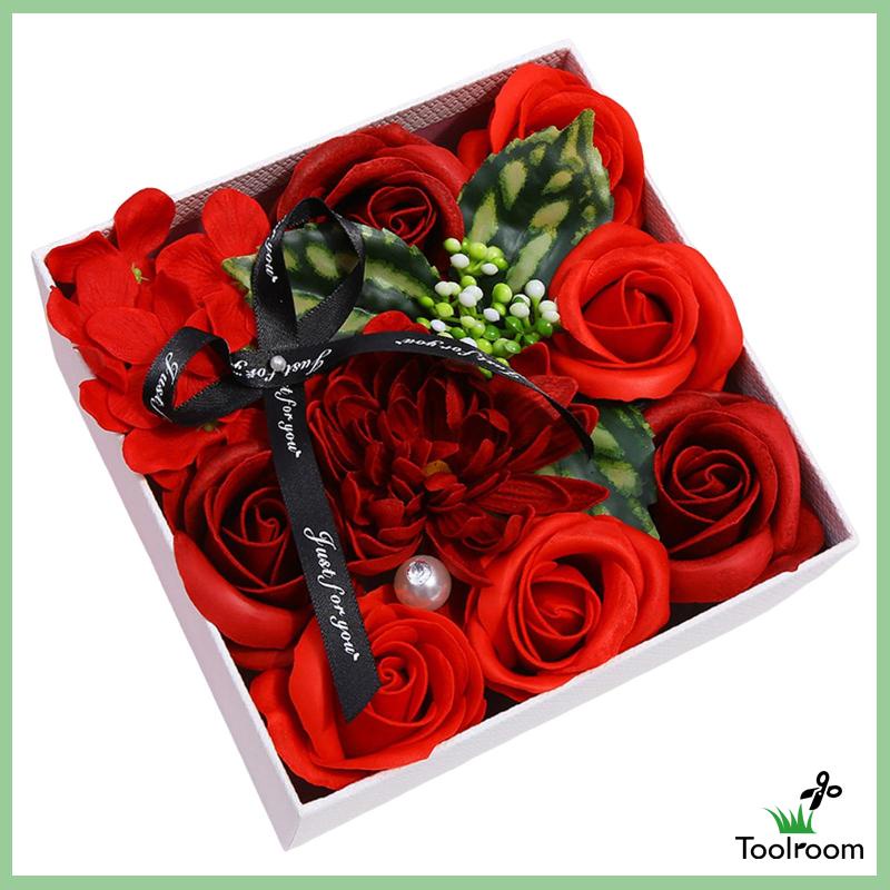 Hộp Quà Xà Phòng Hình Hoa Hồng Có Hương Thơm Dành Cho Tiệc Cưới