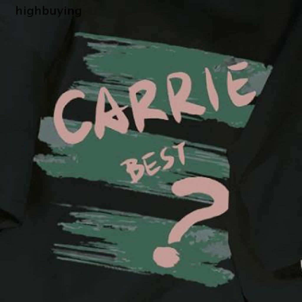 Áo Thun Tay Ngắn Cổ Tròn In Chữ Phong Cách Retro Cho Nữ