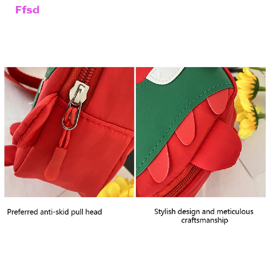 {Ffsd} Bán Chạy Ba Lô Đeo Chéo Ngực / Ngực Hình Khủng Long Hoạt Hình Dễ Thương Cho Bé Trai /