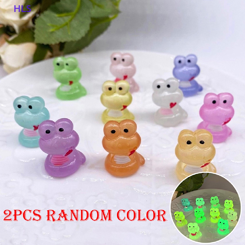 Set 2 Đồ trang trí Rắn Hoạt Hình Trung Hoa Phát Sáng Dùng Trang Trí Tiểu Cảnh