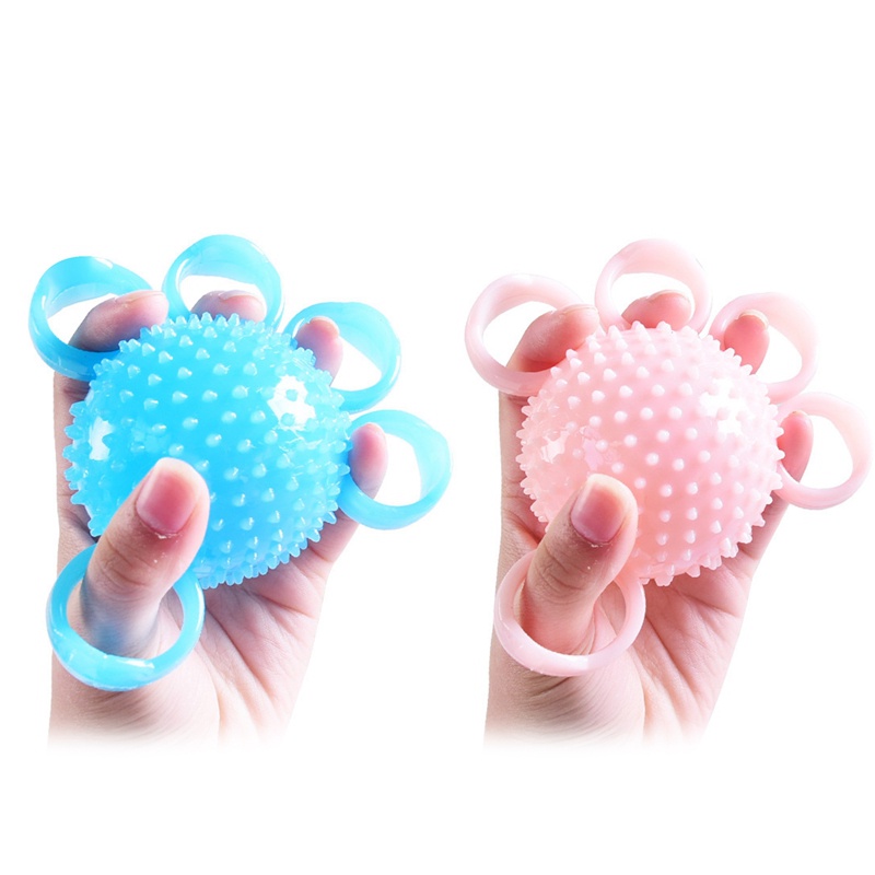 Jjiuad TPR Bóng Mềm Mại Tập Lực Nắm Ngón Tay Chuyên Dụng