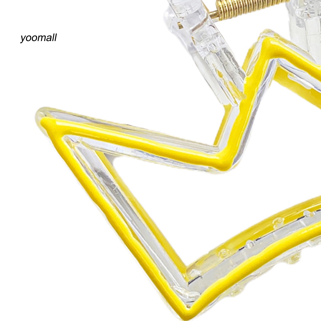 / Yo / Kẹp Tóc Hình Vương Miện Màu Sắc Tươi Sáng Cho Bé Gái Mọc Răng Chéo