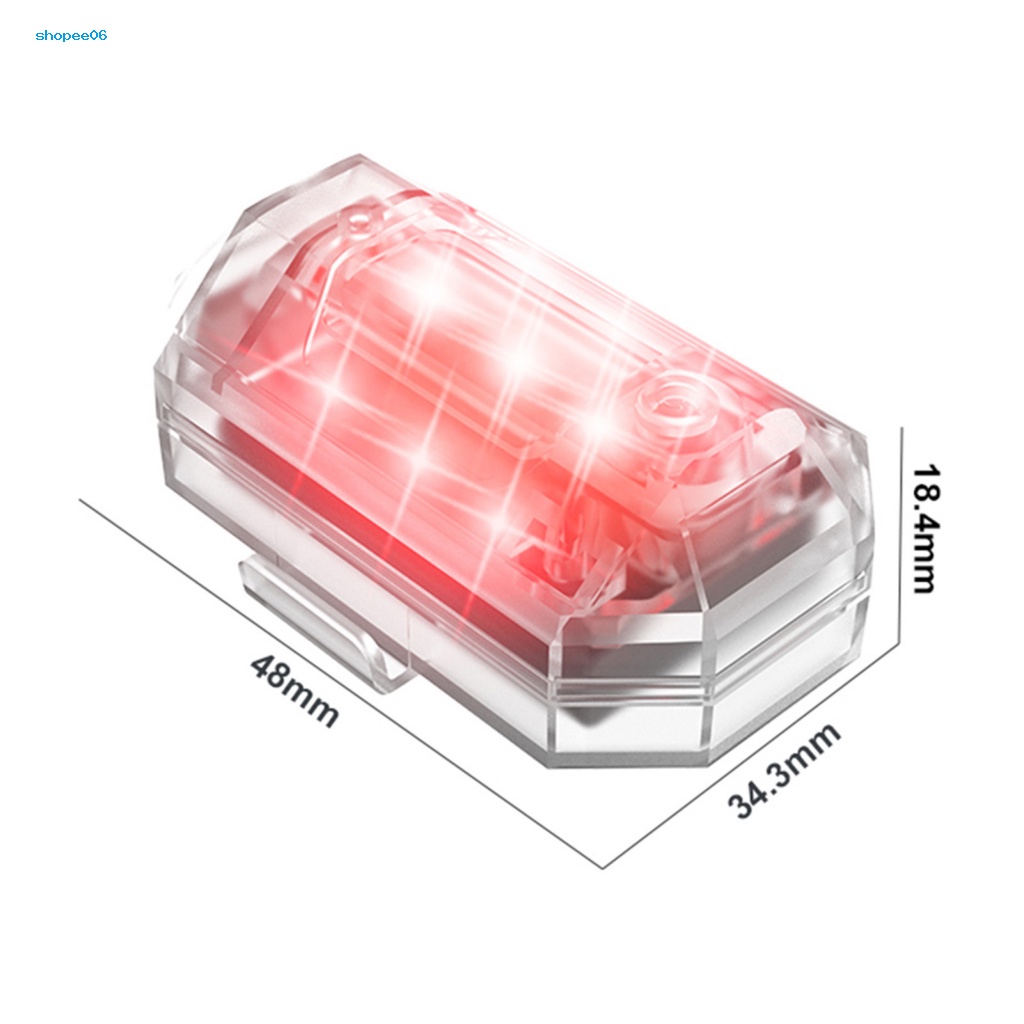 1 Bộ Băng Dính Đèn Led 30 Chế Độ Đa Năng Cho Xe Đạp Xe Hơi