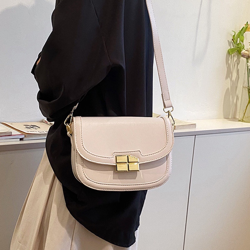 Túi Đeo Vai Màu Trơn Phong Cách Hàn Quốc Thời Trang Cao Cấp Cho Nữ