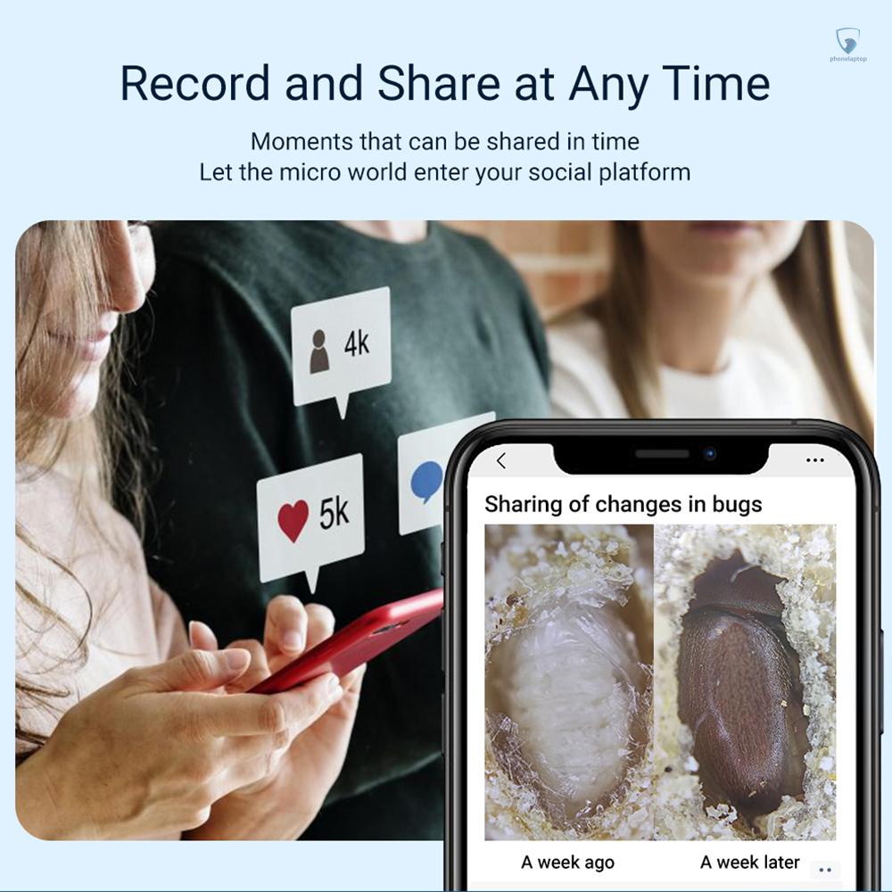 Kính Hiển Vi Kẹp Điện Thoại APEXEL MS002 200X Chuyên Nghiệp