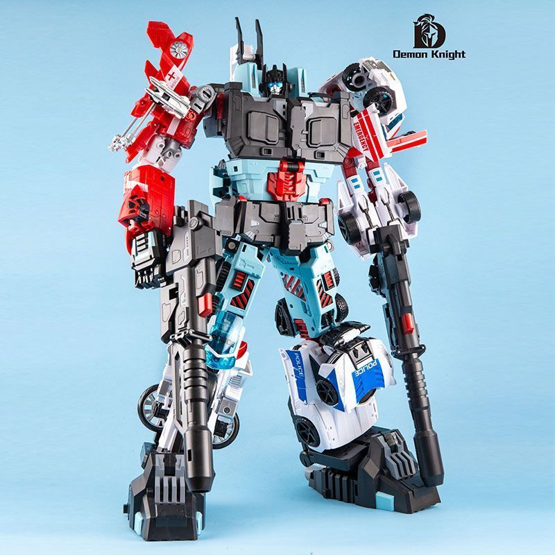 Đồ Chơi Xe Cảnh Sát Biến Hình 5 Trong 1