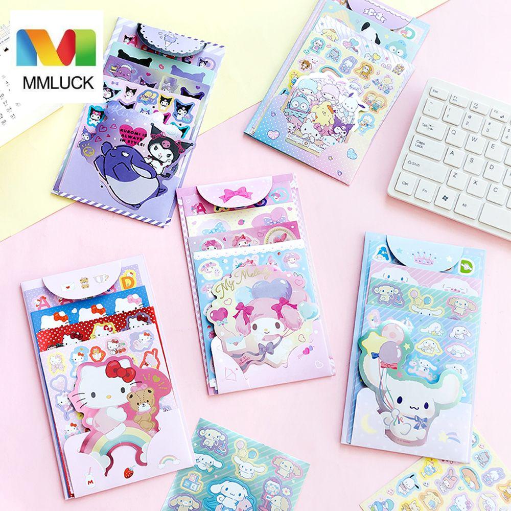 Miếng Dán Trang Trí Sổ Tay Hình Mèo Hoạt Hình Dễ Thương DIY