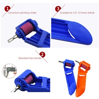 Drill Bit Sharpener Corundum Grinding Wheel Diamond Power Bit Sharpening Tool sunnyfun