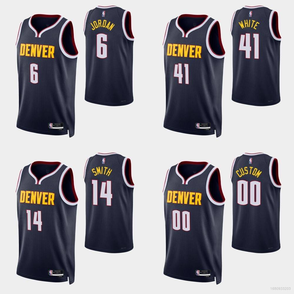 Áo Ba Lỗ Chơi Bóng Rổ Unisex YP2 22-23 NBA Denver Nuggets Jordan PY2