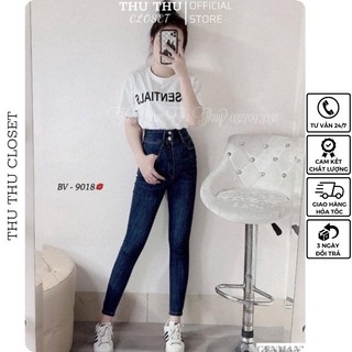 👖 quần bò ôm cạp cao dáng siêu đẹp. size s m l