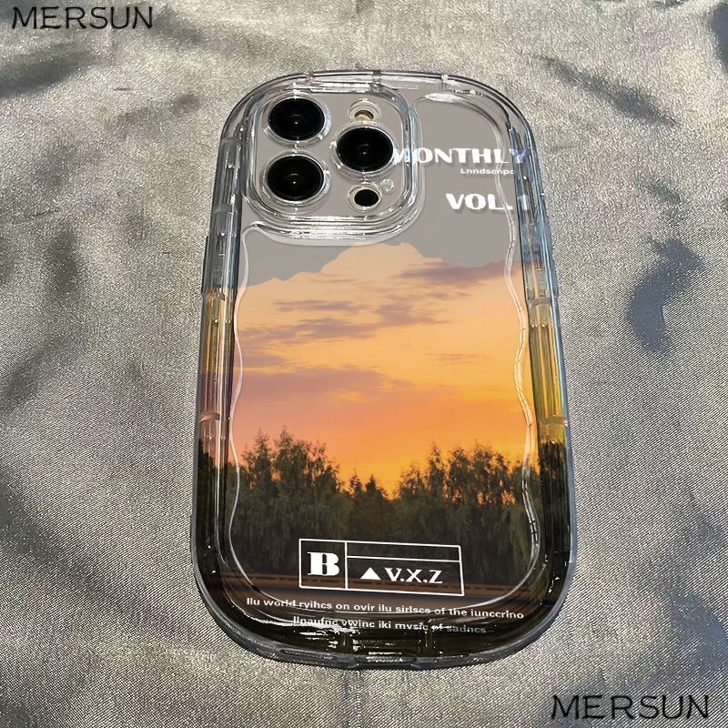 ✅Ốp Điện Thoại Mềm Trong Suốt Chống Sốc In Họa Tiết Cây Cối Cho Apple 7 / 1211iPhone14 / promaxxs xr / 8p13