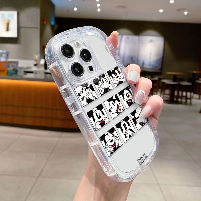 ✅Ốp Điện Thoại Mềm Trong Suốt In Hình Mickey Chống Sốc Cho Iphone 8pxs11 13 12 promax7iPhone14xr 9I61