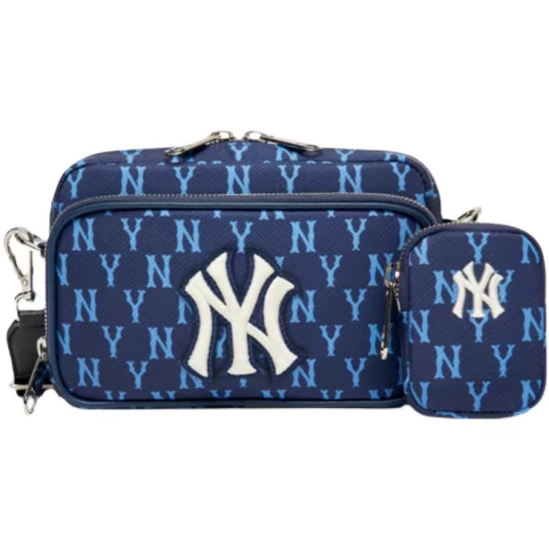 Ny Túi Vuông Đeo Chéo Ngực Nhỏ Thêu Chữ MLB Phong Cách Mới Cho Nam Và Nữ