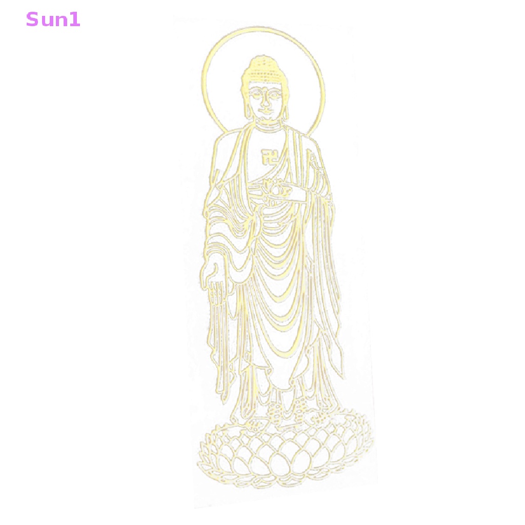 Sticker Dán Trang Trí Điện Thoại Họa Tiết Phật Giáo Độc Đáo Sun1