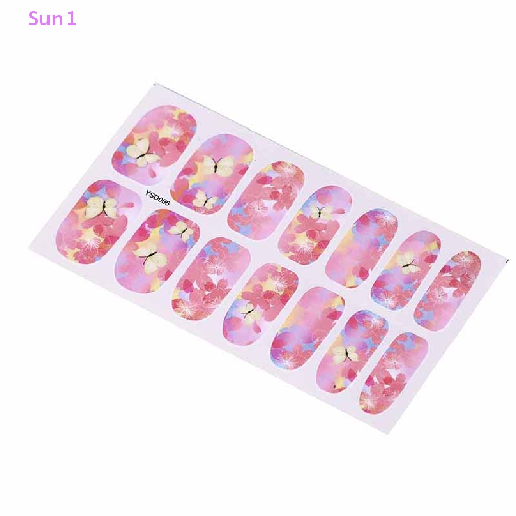 1 Tờ Nhãn Dán Móng Tay Chuyển Nước Làm Đẹp YSD056-YSD060 well