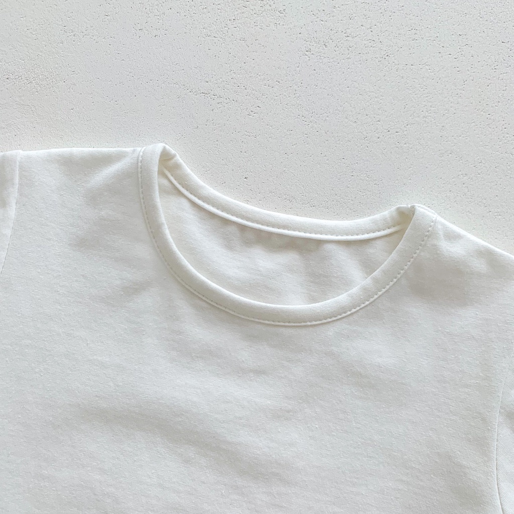 Áo Thun Mỏng Cổ Tròn Ngắn Tay Thời Trang Mùa Hè Dành Cho Trẻ 1-5 Tuổi