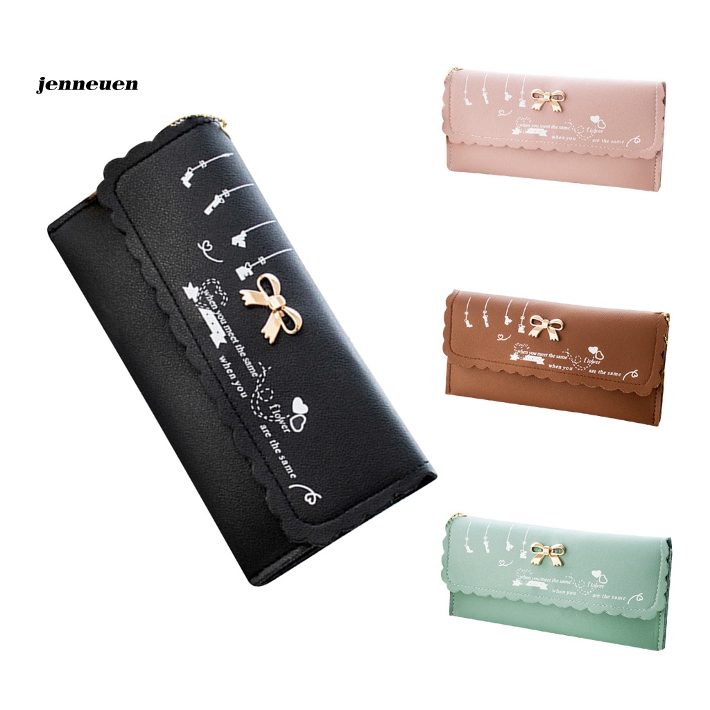 Ví Da Cầm Tay Đựng Tiền Xu Và Thẻ In Họa Tiết Dễ Thương Cho Nữ Giá Đỡ