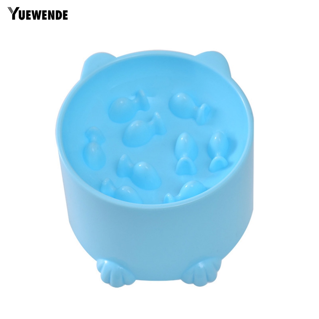 Yue.z Tô Đựng Thức Ăn Cho Thú Cưng Đế Cao Dễ Vệ Sinh