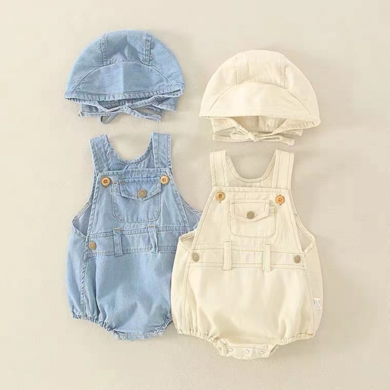 Áo Khoác denim Mỏng Mùa Hè Quấn Em Bé Sơ Sinh Có Dây Buộc Siêu Dễ Thương yangqi