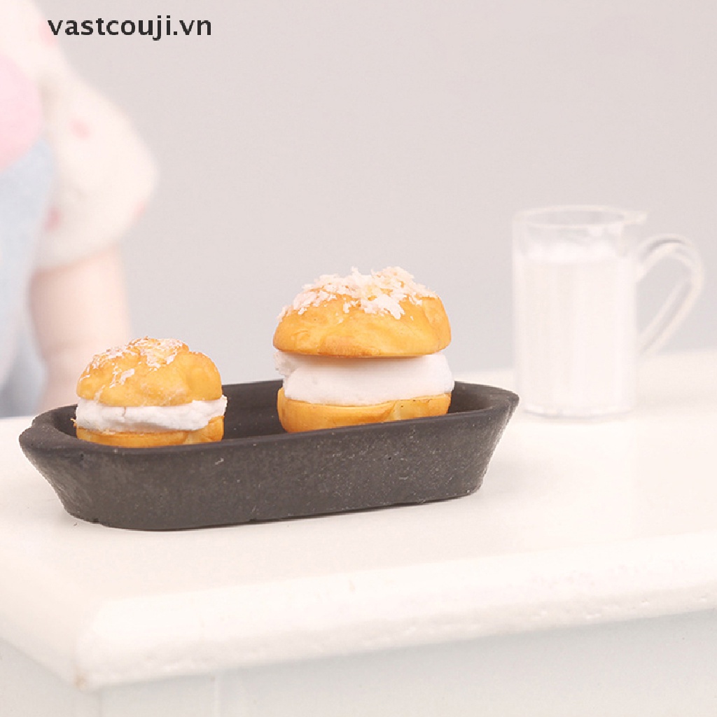 1 Bộ Mô Hình Bánh Waffle Và Thức Ăn Mini Trang Trí Nhà Búp Bê