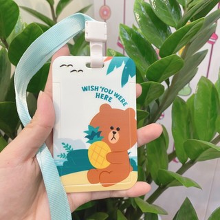 Thẻ đeo gấu thỏ vịt