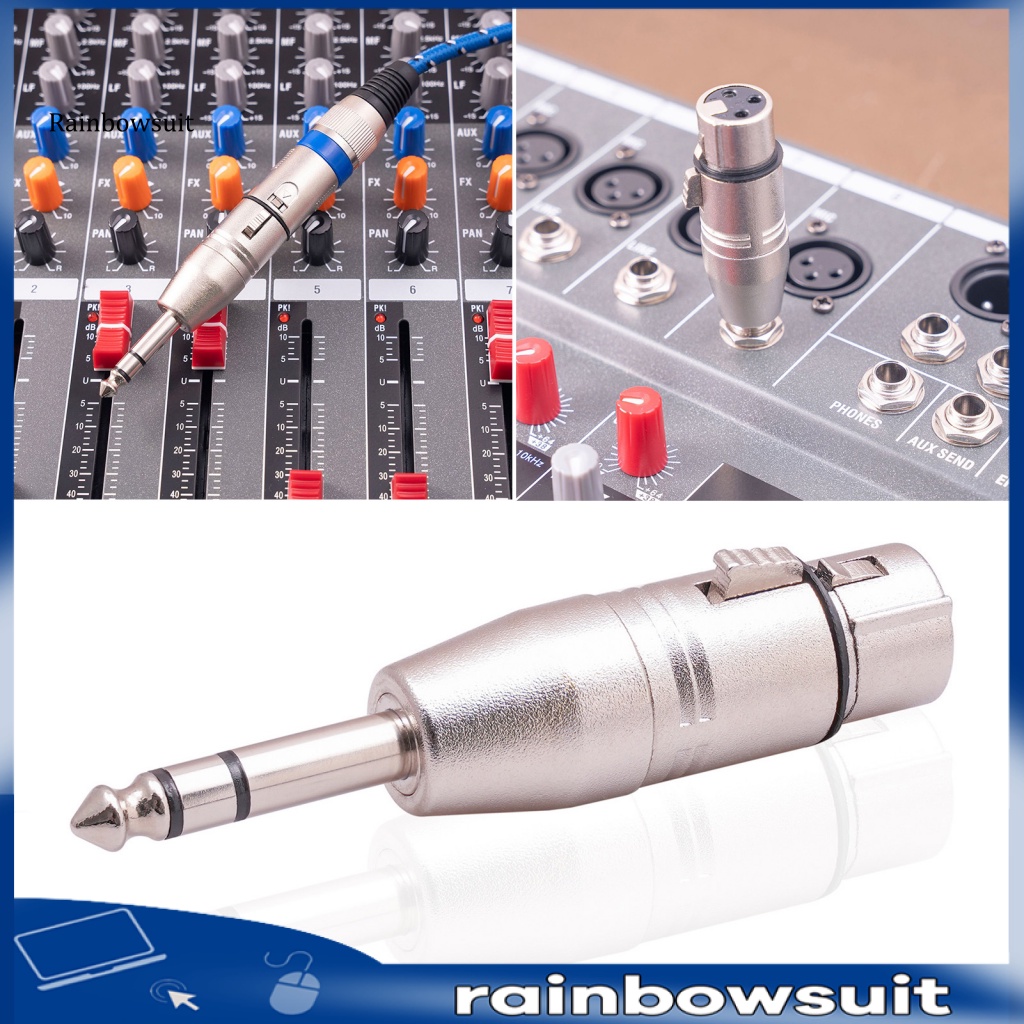 Dây Cáp Chuyển Đổi Âm Thanh 1 / 4 Male Sang XLR Chống Nhiễu