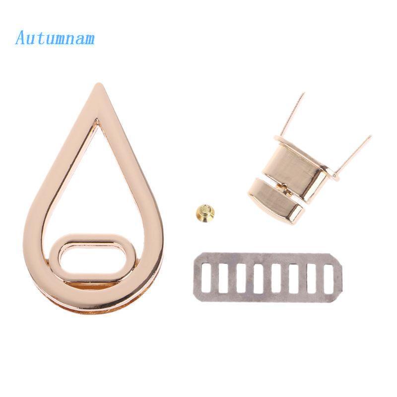 Khóa Vặn Dạng Vặn Hình Giọt Nước Cho Túi Xách Da DIY