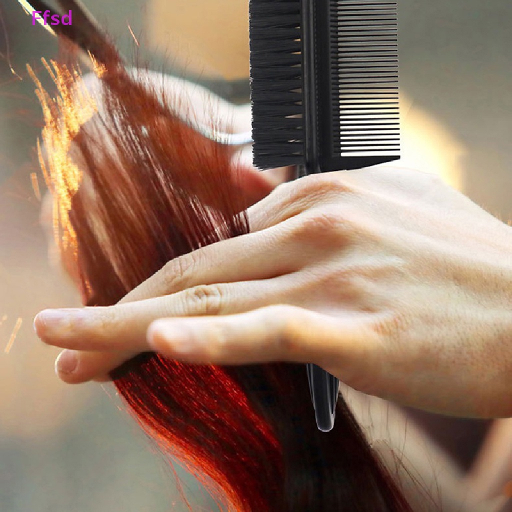 {Ffsd} Lược Chải Tạo Kiểu Râu Hai Mặt Cỡ Nhỏ Cho Salon Làm Tóc Nam Nữ * Bán Chạy